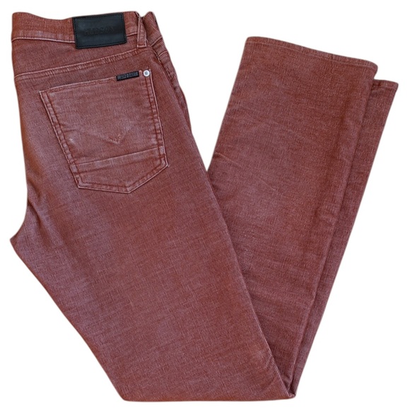 Hudson Jeans Other - EUC Hudson Thin Wale Corduroy Jeans Rust Size 31 X 33